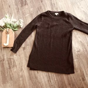 Merona Size XS Black Knitted Sweater with Sparkle Detail